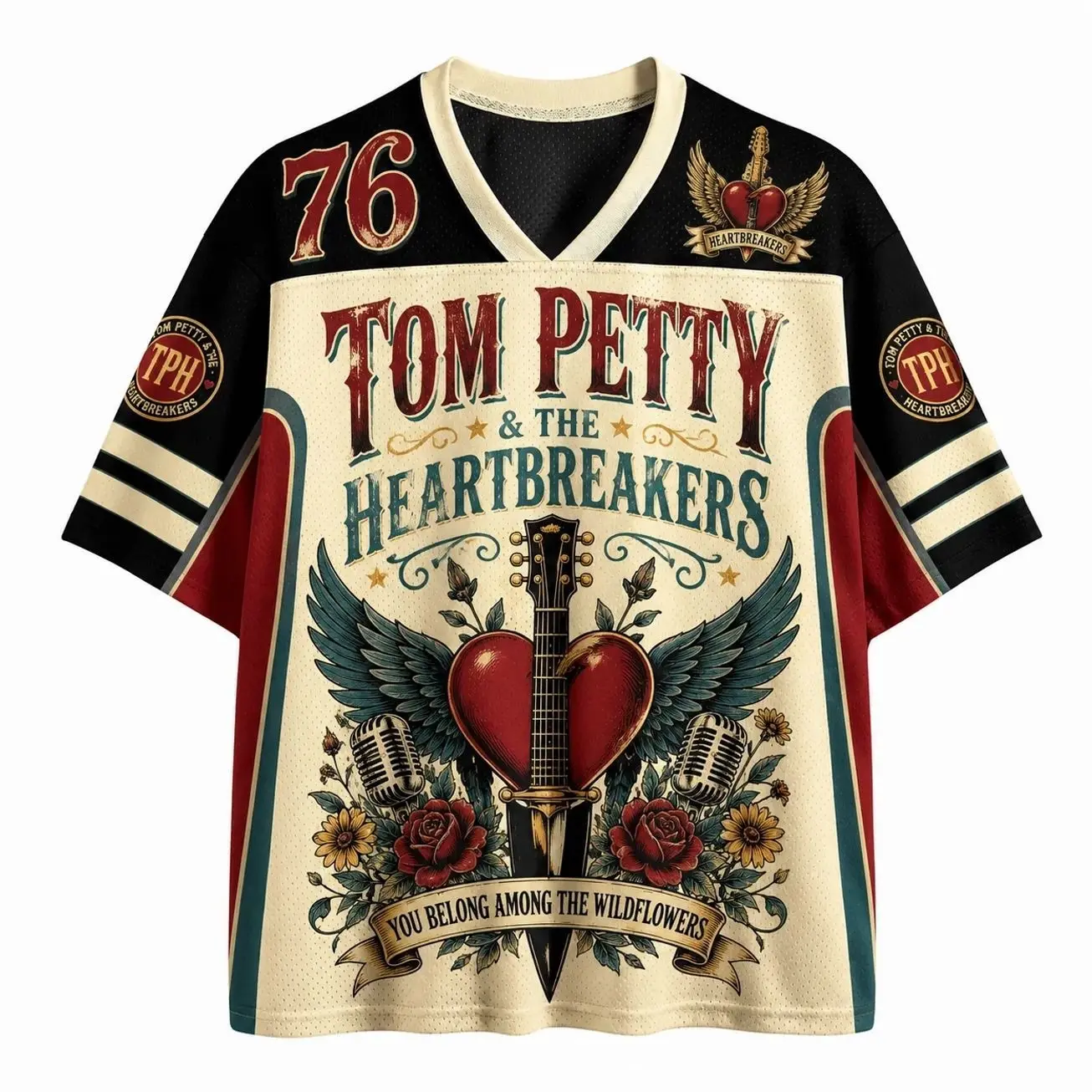 Tom Petty & The Heartbreakers Band Jersey Shirts G2W
