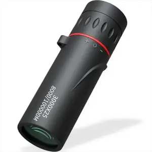 3000x25 Long Range HD Professional Monocular, Mini Portable Telescope for Outdoor Camping & Hunting, Ideal for Adults