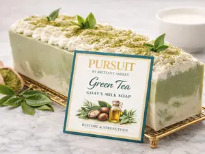 Pursuit By Brittany Ashley Green Tea Goats Milk Loaf