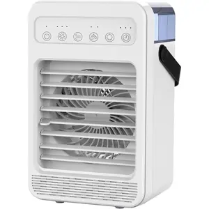 Portable Air Conditioners, Mini Air Conditioner Personal Evaporative Air Cooler with 4 Speeds 7 Colors, 600ML Portable Ac Unit Fan 2 Cool Mist Cooling Fan for Room Office Car