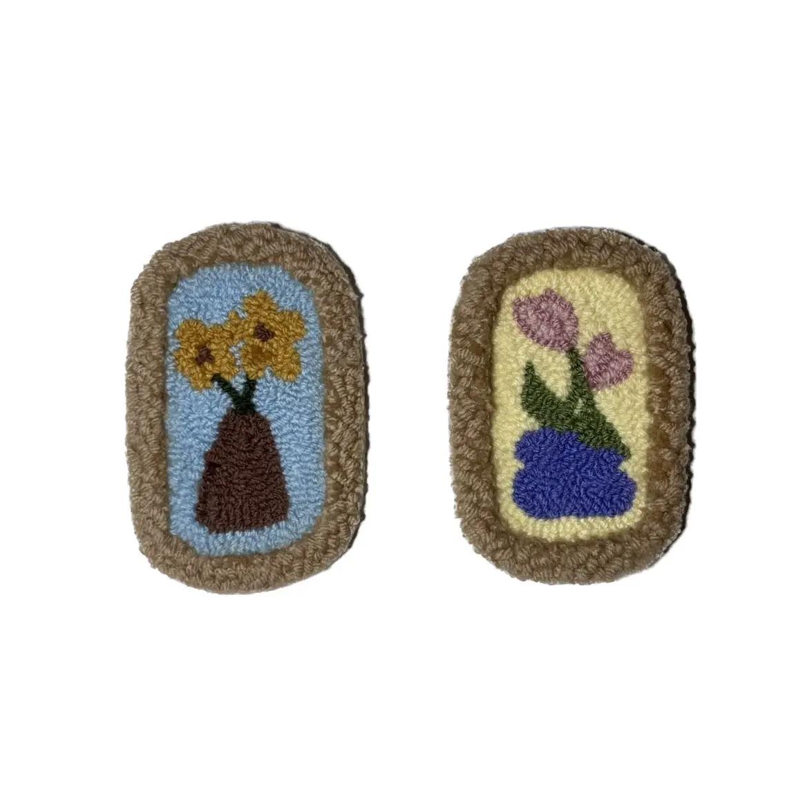 Punch Needle Painting Frame Wall Hanging