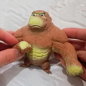 Stretchy Gorilla Plush Toy, Soft Stuffed Animal, Cute Monkey Squeeze Toy, Perfect Gift for Kids, Fun and Cuddly Plaything