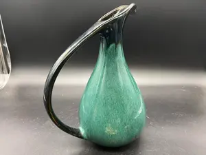Blue Mountain Pottery Pitcher Ewer Canadian Pottery Tall Vintage