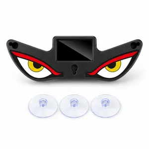 Solar Devil Eye LED Car Window Light, Wireless No-Drill Solar & USB Powered Animated Warning Light, Waterproof Auto Devil Eye Decal for Car Windshield Rear Window, SUV Truck Universal Decorative Lamp, Car Decals, Automotive,summervibes