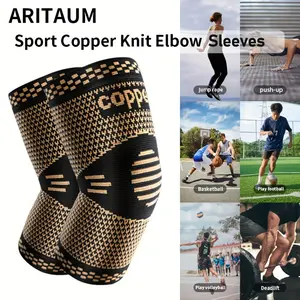 ARITAUM Elbow Brace for Tendonitis and Tennis Elbow, Compression Sleeve for Arthritis, Workouts, Reduce Joint Pain During Fitness Activity knee support knee pads