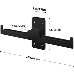 Heavy Duty Wall Mounted Tool Holder for Backpack Blower & Sprayer – Space Saving Garage Storage Rack for Leaf Blower, Garden Sprayer, Easy to Install