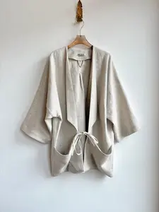 Oatmeal Linen Chore Jacket Oatmeal Linen Chore Jacket