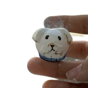 Custom handmade cat or dog clay creation.
