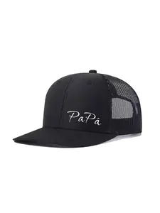 Father's Day Gift Unisex Baseball Cap, Dad Gift Cap, Adjustable Hat, Letter Pa Pa Printing, Mesh Design, Adjustable Fit, Casual Style, All-Season Wear