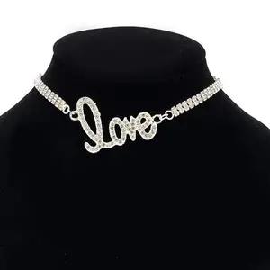 Jelani Couture | Rhinestone "Love" Necklace