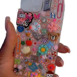 15 Pro Max Phone Case | Personalized Junk Case | Custom Junk Charm Case | Custom Phone Case | Charm Phone Case | Decoden Cellphone Case
