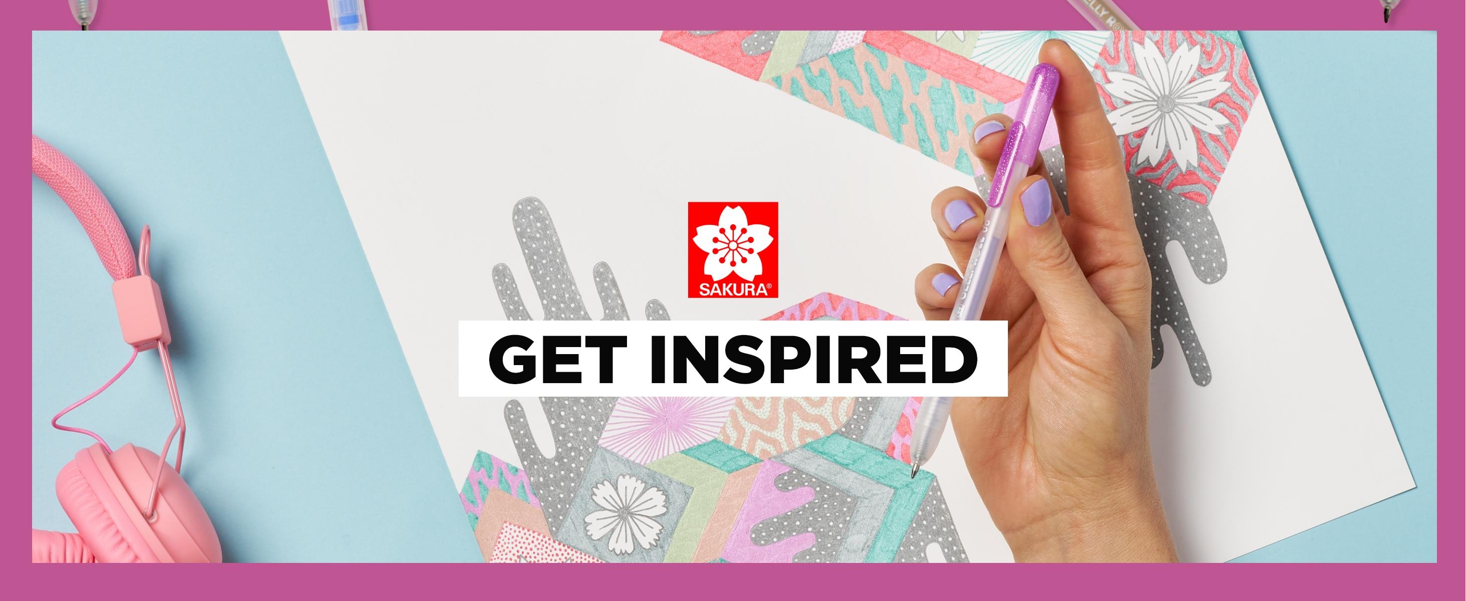 SAKURA Gelly Roll Retractable 25 Piece Gift Set: 24 Pens + 1 Pen Case