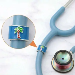Palm Tree Stethoscope Charm