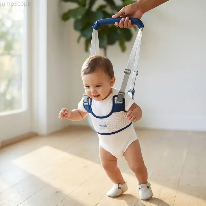 Baby Walking Harness Belt, Supportive Handheld Walking Assistant for Early Walkers, Adjustable Comfortable Strap for Baby Development, Ages 0 - 3 Years, Handheld Design, Learning Support