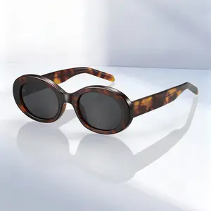 Vintage Tortoise Shell Eyeglasses Aesthetic Sunglasses Women Retro Fashion Shades