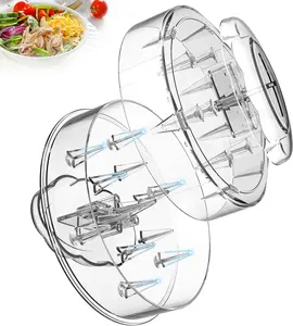 Chicken Shredder Tool Twist, 7.59 Clear Handheld Meat Shredder with Detachable  Handle, Small Visible Kitchen Tools for Shred Chicken Pork Beef(2025 )