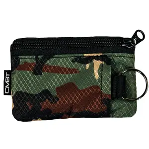 Double Zip Pocket Ripstop Wallet