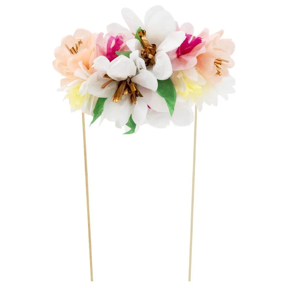 FLOWER BOUQUET CAKE TOPPER