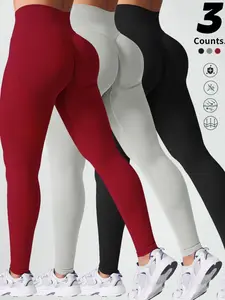 Seamless tightening control of the abdomen, hip and leg pantyhose, high-waisted yoga pants, shaping exercise trousers, firming the buttocks to improve exercise efficiency (suitable for gyms and training occasions)