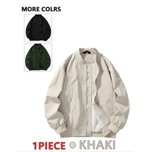 Men's Casual Woven Jacket, Fitted Style, Comfortable Fabric for All Seasons, Ideal for Hiking, Cycling, Running, Daily Wear