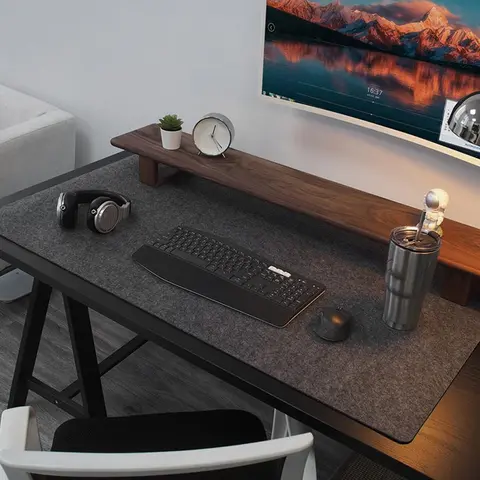Solid Color Felt Mouse Pad, Non-slip Large Computer Keyboard Mat, Soft Breathable Mouse Pad for Office Home Tablet PC Computer, Gaming Mouse Pad, Non Slip Mousepad