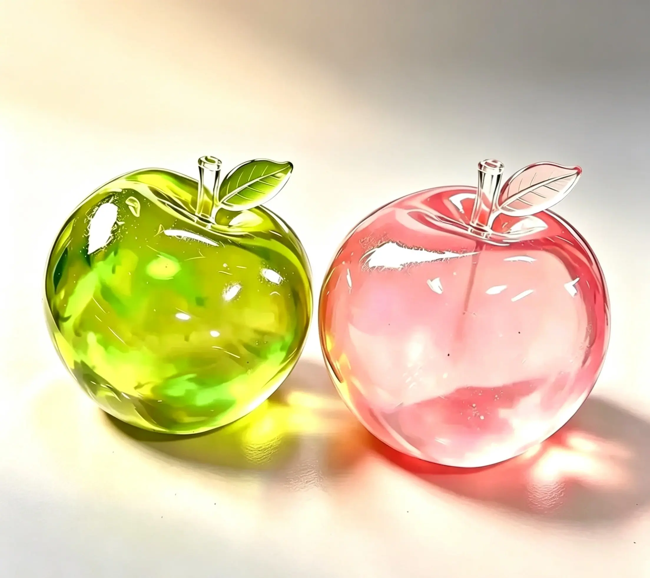 Green Apple Squishy, Ultra Soft Stress Relief Fidget Toy, Cold Smooth Hand Feel