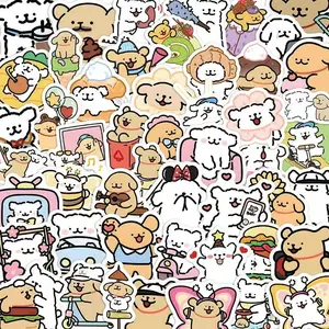 120 Cute Line Dog Stickers Style Ultra-Cute Maltese Emoji Pack DIY Phone Decals Waterproof, Adorable Pet Themed Decorative Accessories