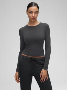 CRZ YOGA Softembrace Tight Fit Long Sleeve - Casual Going Out Soft Basic Tops