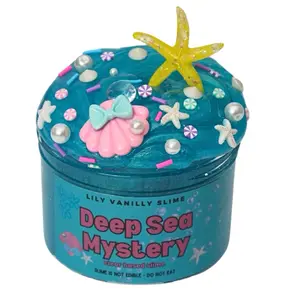 Deep Sea Mystery Clear-Based Slime - Thick Formula Similar to Putty for Beginners Sea-Themed