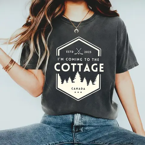Comfort Colors Heated Rivalry I'm Coming to the Cottage TShirt, Heated Rivalry Connor Ilya T-Shirt, Heated Rivalry Merch, Hollander Rozanov Couple Tee