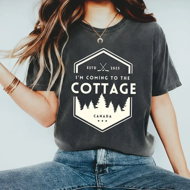 Comfort Colors Heated Rivalry I'm Coming to the Cottage TShirt, Heated Rivalry Connor Ilya T-Shirt, Heated Rivalry Merch, Hollander Rozanov Couple Tee