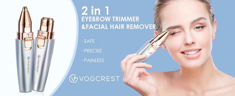 Eyebrow Facial Trimmer: 2 in1 Rechargeable Facial Hair Removal and Eyebrow Electric Shaver - Face Lips Body Painless Facial Razor Daily Comfort Eyebrow Facial Trimmer: 2 in1 Rechargeable Facial Hair Removal and Eyebrow Electric Shaver - Face Lips Body Painless Facial Razor Daily Comfort