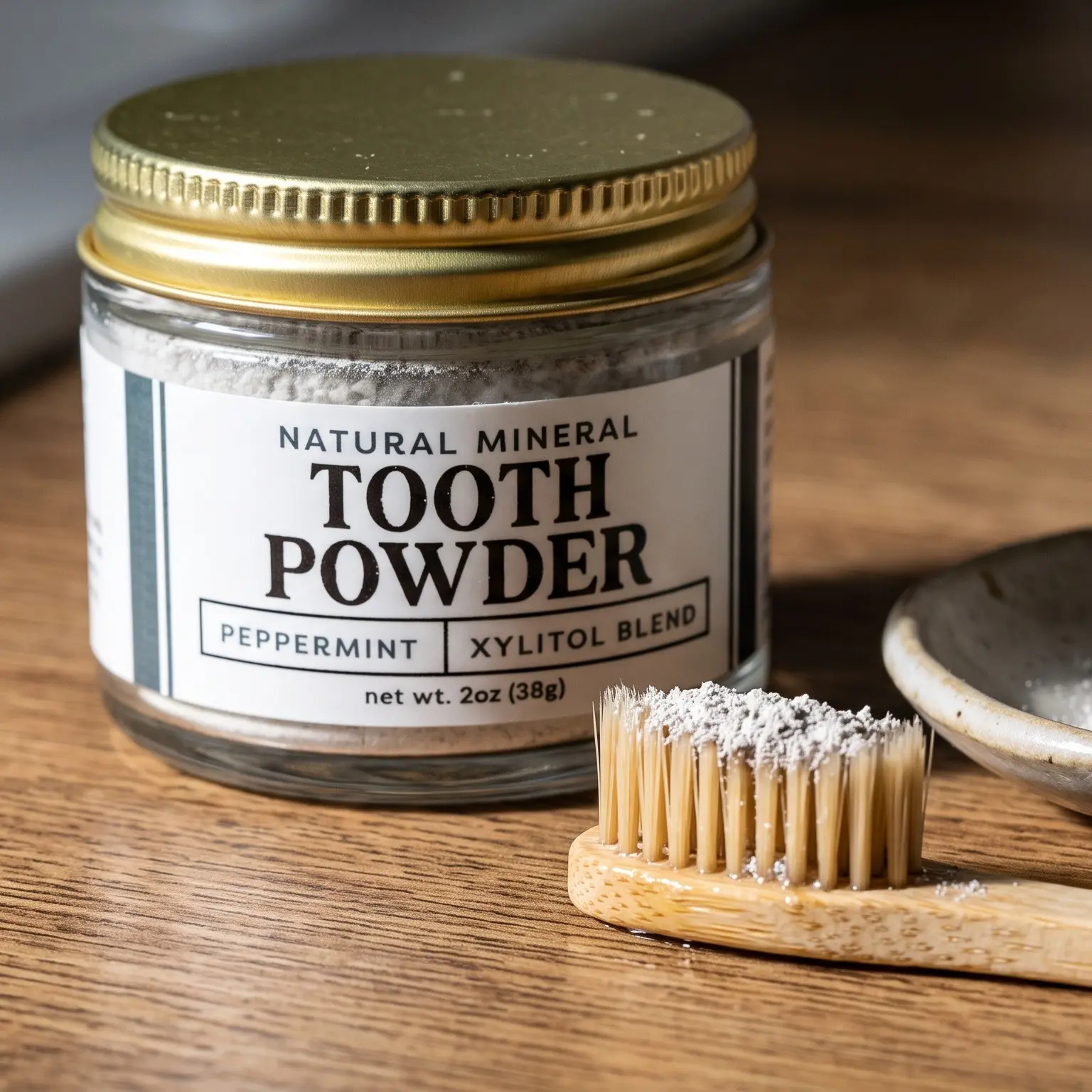 Non-Nano (Micro) Hydroxyapatite Tooth Powder by Revive Homestead - Remineralizing, Fluoride-Free, Teeth Whitening, Gentle, Sensitive, Holistic Oral Health, Natural Toothpaste Alternative for Adults & Kids (peppermint, wintergreen, vanilla, strawberry...)