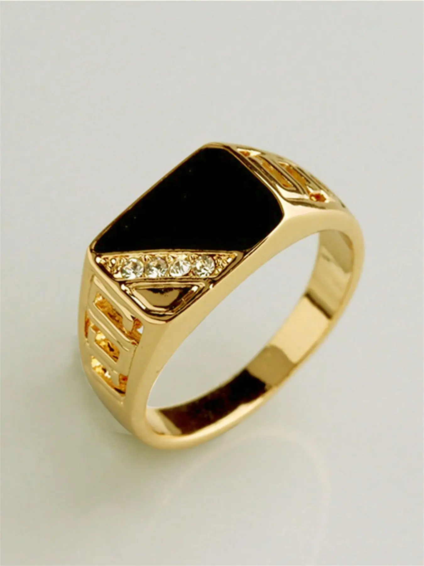 1 PC Elegant Cubic Zirconia Ring For Women For Wedding Engagement Party Jewelry Valentine's Day Gift