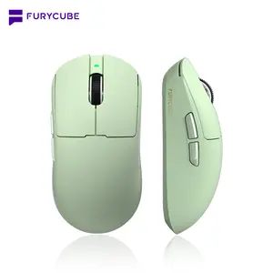 FURYCUBE R7 Wireless Gaming Mouse PAW3311 Sencor Tri-Mode 2.4GHz Bluetooth USB Wired 500mAh Long Battery Life, Rechargeable Mouse, Suitable for Notebook, PC, Computer, Knob Function Gaming/Office Mouse TikTokShop Gift, Dealsforyoudays