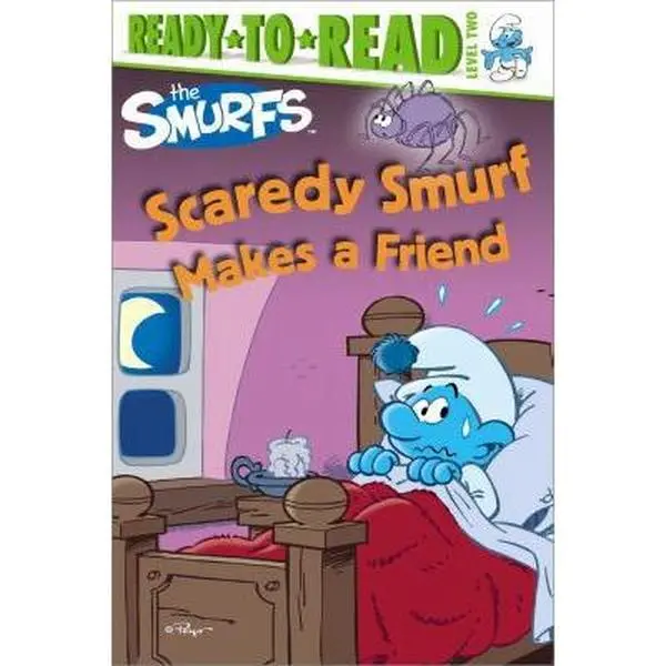 Used Condition Scaredy Smurf Makes a Friend (Smurfs Classic) Halloween Storybook - Gentle Spookiness, Level 2 Read, Paperback by Peyo, English - School & Educational Office Stationery Supply