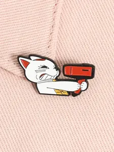 Japanese Lucky Cat Patch, Cute Contrast Design, Unique Cartoon Pattern, Perfect for Wallets & Canvas Bags, Express Your Mood, Fun Touch, Unique Emotion Expression Accessory