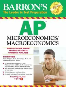 USED-Barron's AP Microeconomics/Macroeconomics by Frank Musgrave Ph.D. (Paperback)