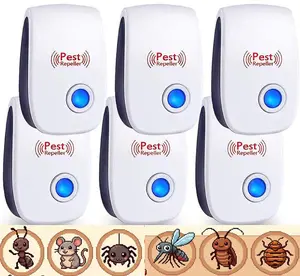 Ultrasonic Pest & Rodent Repellers Suitable for rodents, roaches, spiders, ants, mosquitoes, flies & geckos. Ideal for Home, Kitchen, Basement, Attic