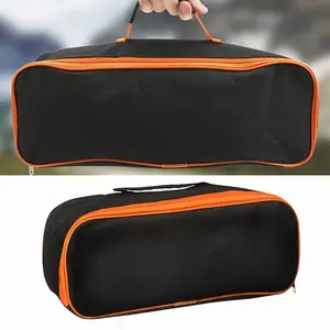 2pcs Small Canvas Zipper Bags Multi-purpose Tool Pouch Tote Bags Storage Organizer Portable Storage Bag Foldable