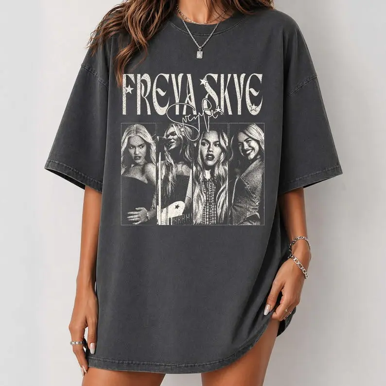 Vintage Freya Skye Graphic Music Shirt, Comfort Colors Stars Align Tour 2026 Shirt Gift For Music Fans