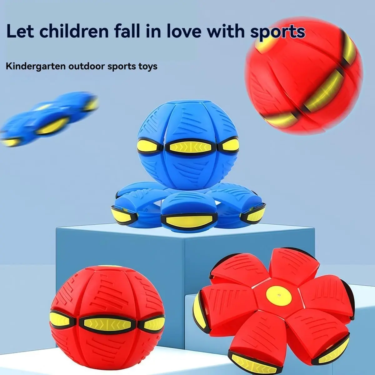 Magic Ball, Magic Meta Ball, Children's Bouncing Ball with 6 Light