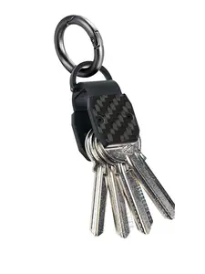 Mini Aluminum Alloy Key Organizer, Multi-Functional Metal Keychain, Holds 2-6 Keys, Compact Key Storage Solution, Durable and Stylish Design