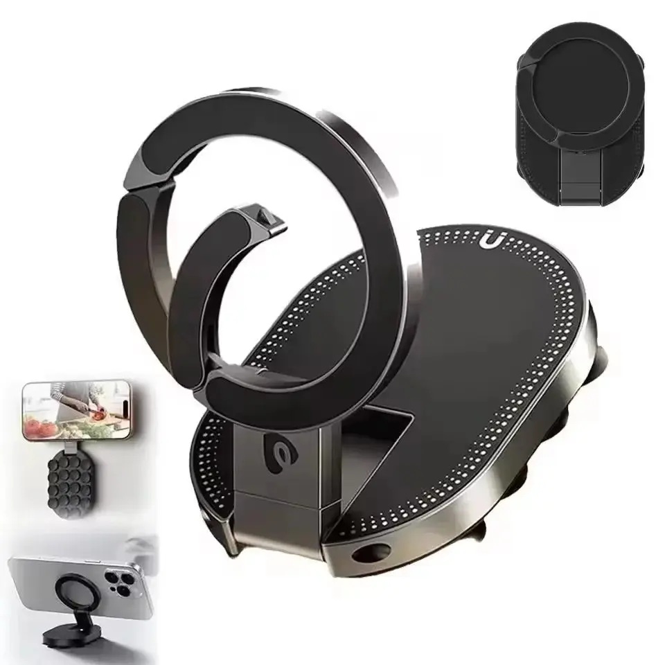 Ma39 Maglock Suction Cup Phone Suction Mount Magnetic Stand Desktop Stand for Smartphone Glass Windows Mirrors Laptops