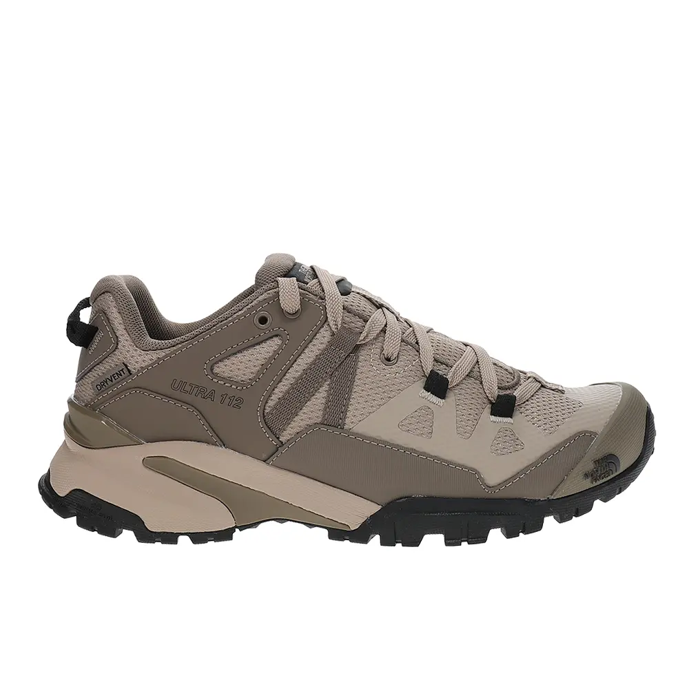 The North Face Mens Ultra 112 Waterproof Trail Running Sneakers Shoes - Grey