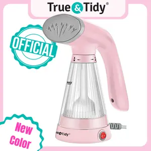 True & Tidy TS-20 Handheld Steamer: Powerful steam removes wrinkles, perfect for home, travel, and office