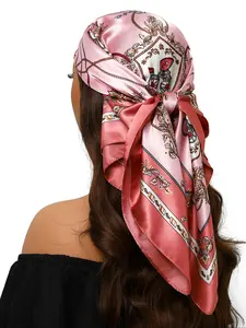 2024 New Style Fashionable Floral Print Scarf for Women Girls, Casual Versatile Scarf for Daily Wear, Fashion Accessories for Women & Girls Dainty Gift for Your Love