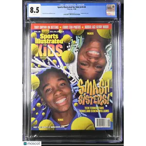 1998 Venus & Serena WILLIAMS FC Sports Illustrated for Kids CGC 8.5 TOP POP