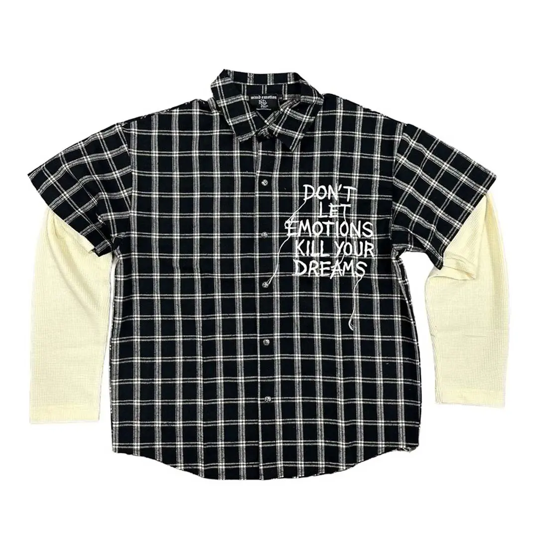Mixed Emotions Black Dreams Flannel Shirt