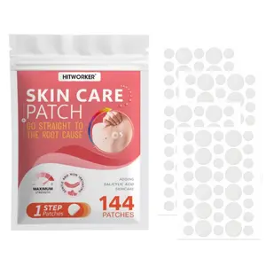 144 Pcs Skin Care Cleaning Patches, Pimple Patches, Water Gel Non-Irritating, Suitable for All Skin Types, Deep Clean Acne Patches, Unisex Skincare Gift